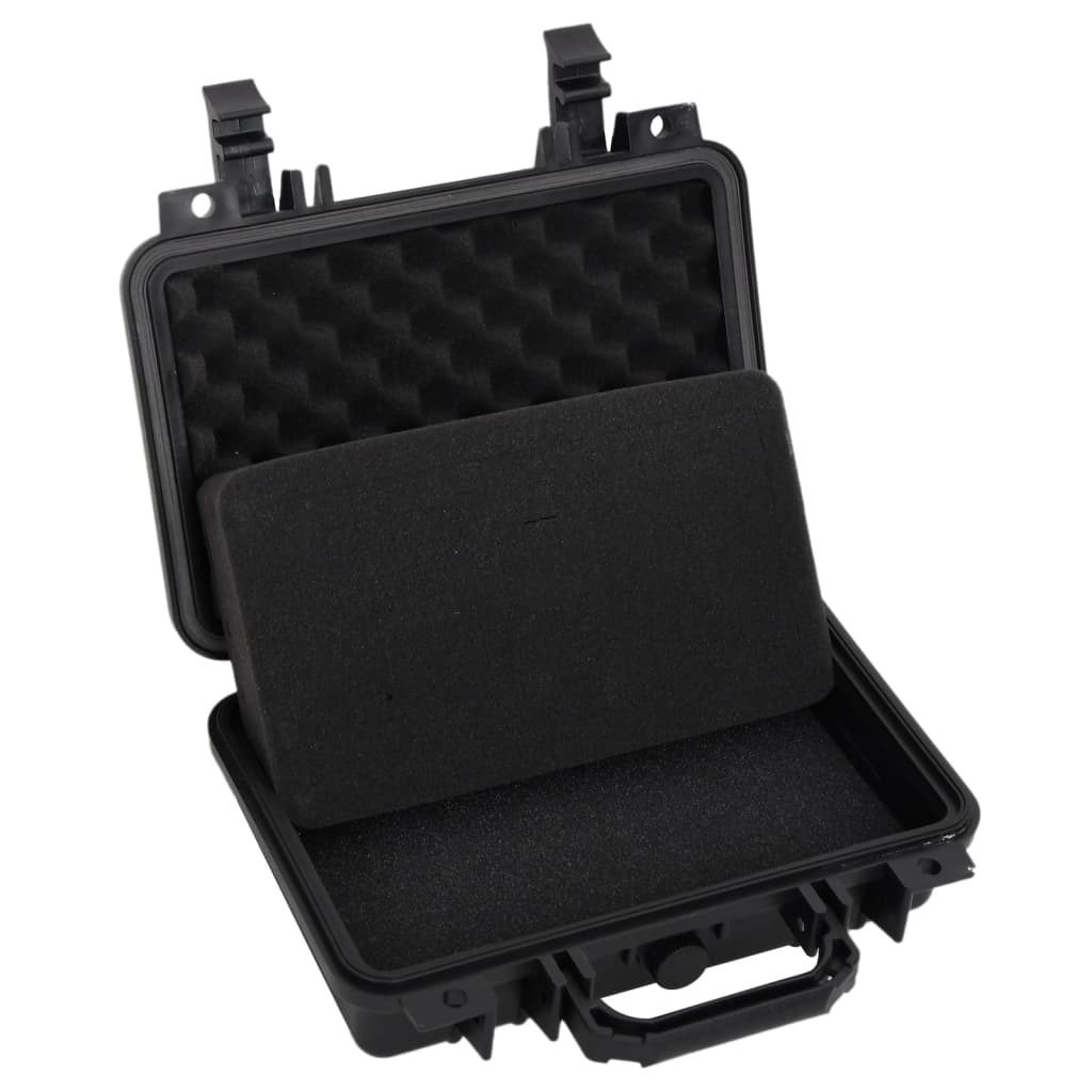 Bærbar flykasse svart 30x22x10 cm PP