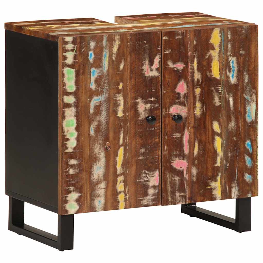 Servantskap 62x33x58 cm gjenvunnet heltre og konstruert tre