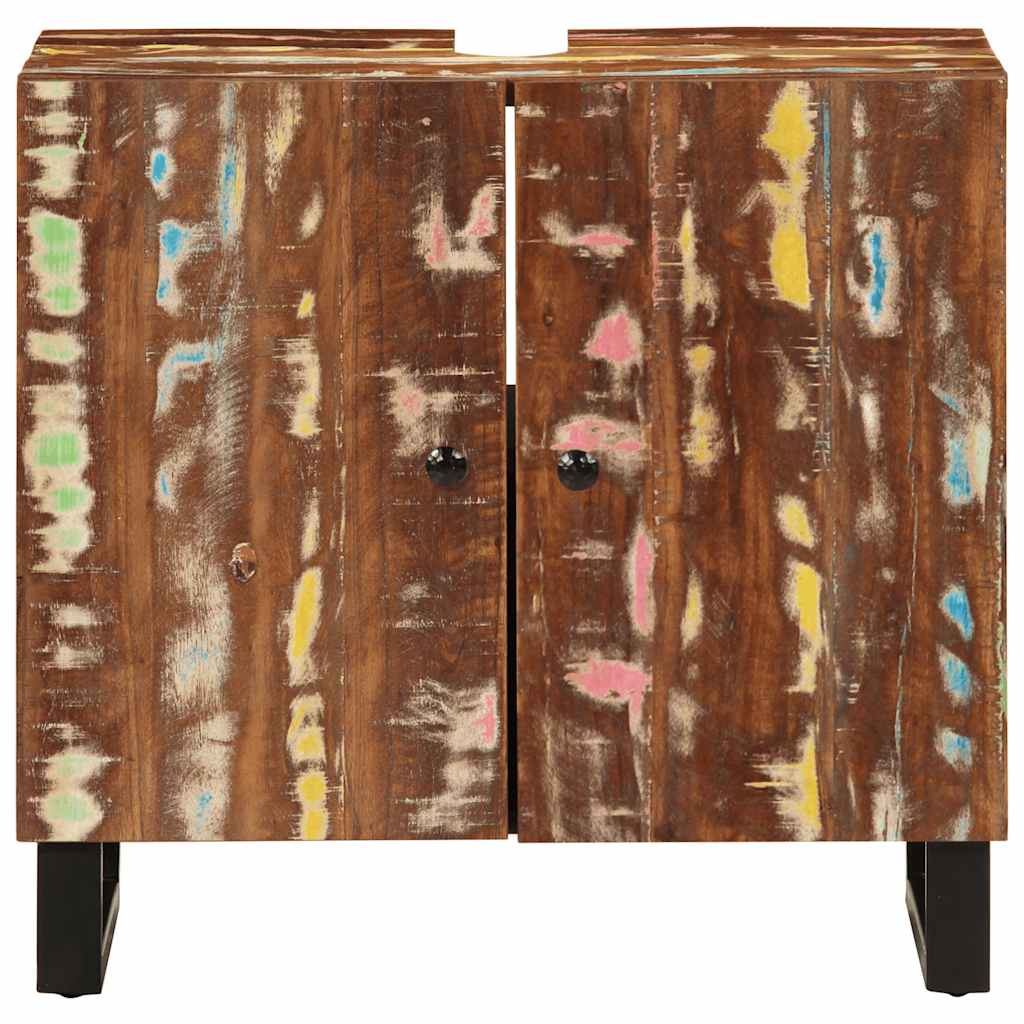 Servantskap 62x33x58 cm gjenvunnet heltre og konstruert tre