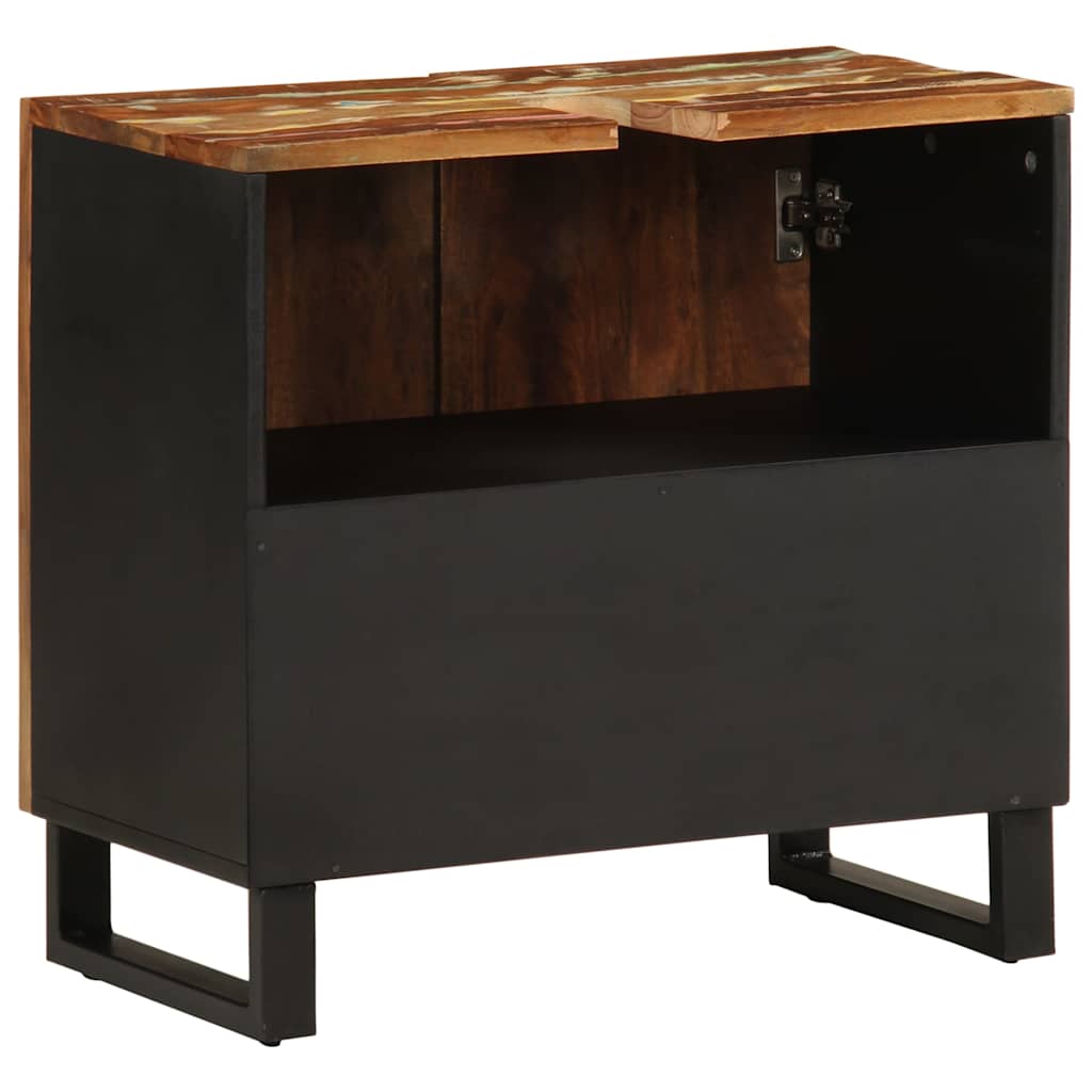 Servantskap 62x33x58 cm gjenvunnet heltre og konstruert tre