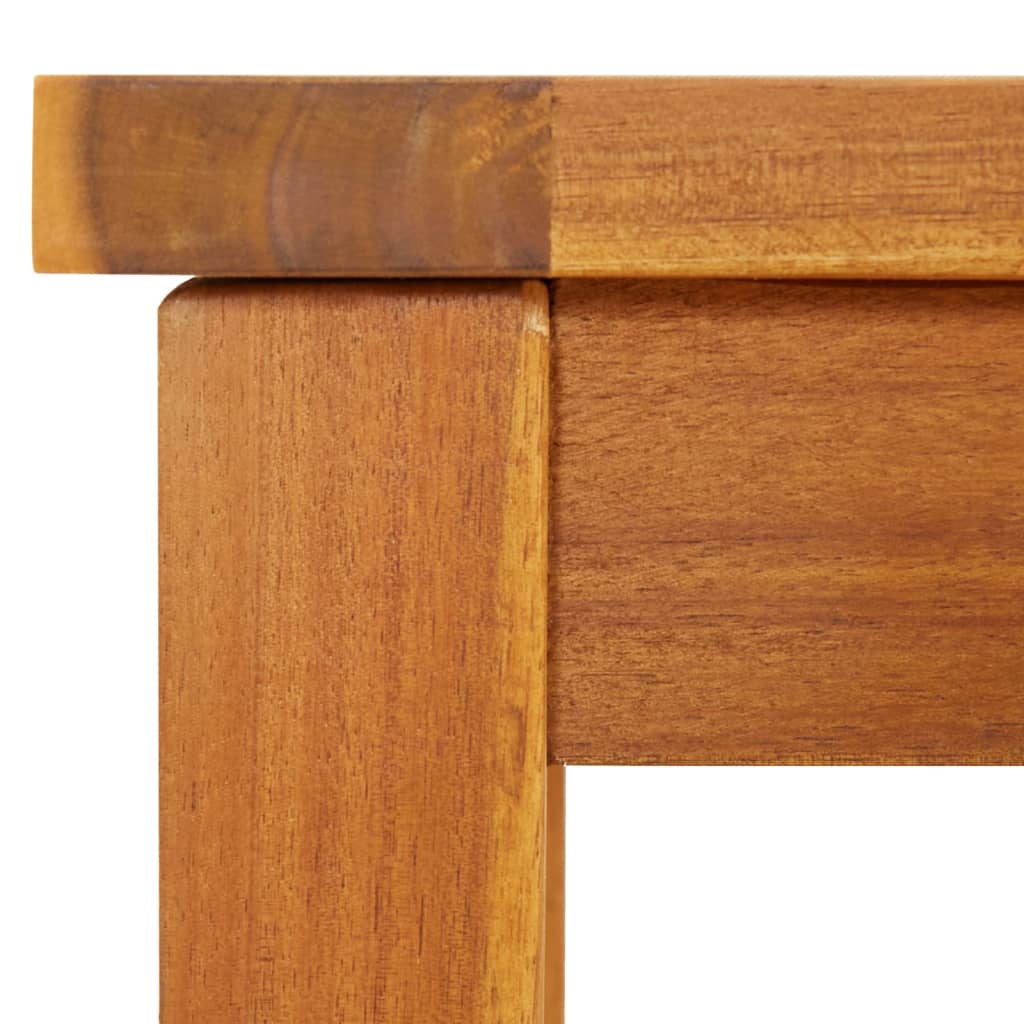 Hagebenk 150x35x45 cm heltre akasie