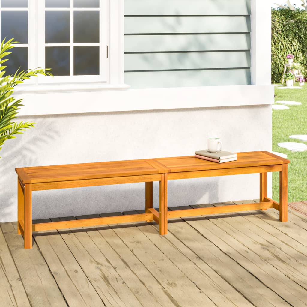 Hagebenk 180x35x45 cm heltre akasie
