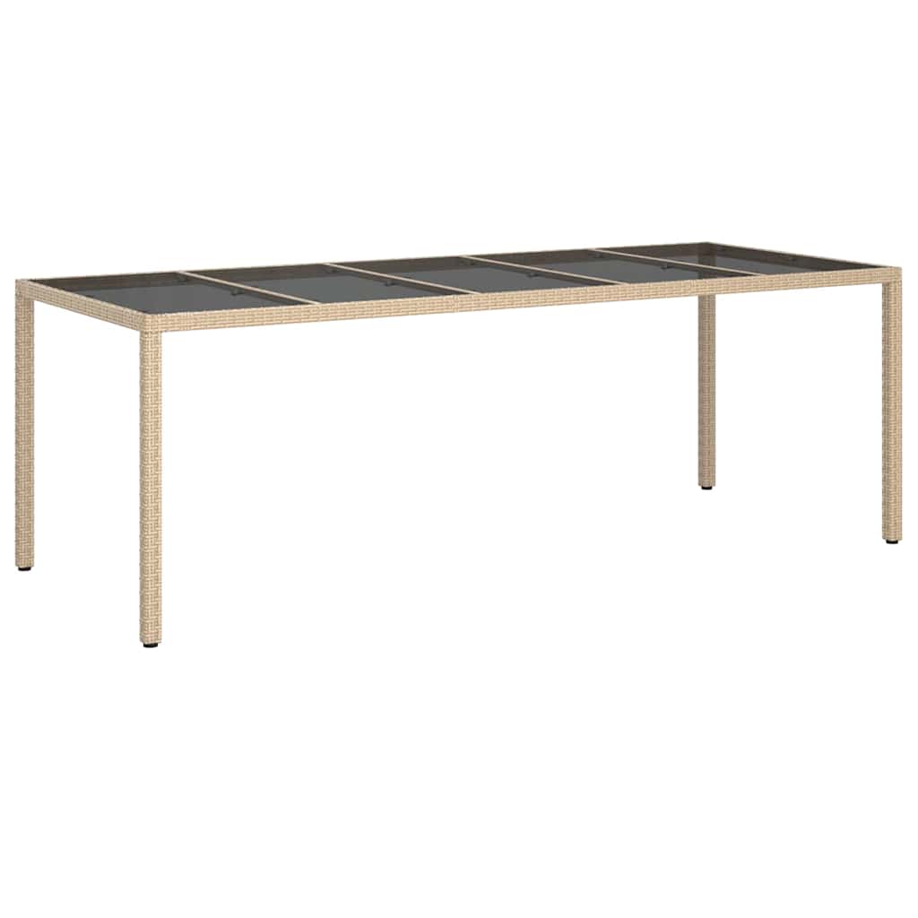 Hagebord Beige 250 x 100 x 75 cm polyrotting