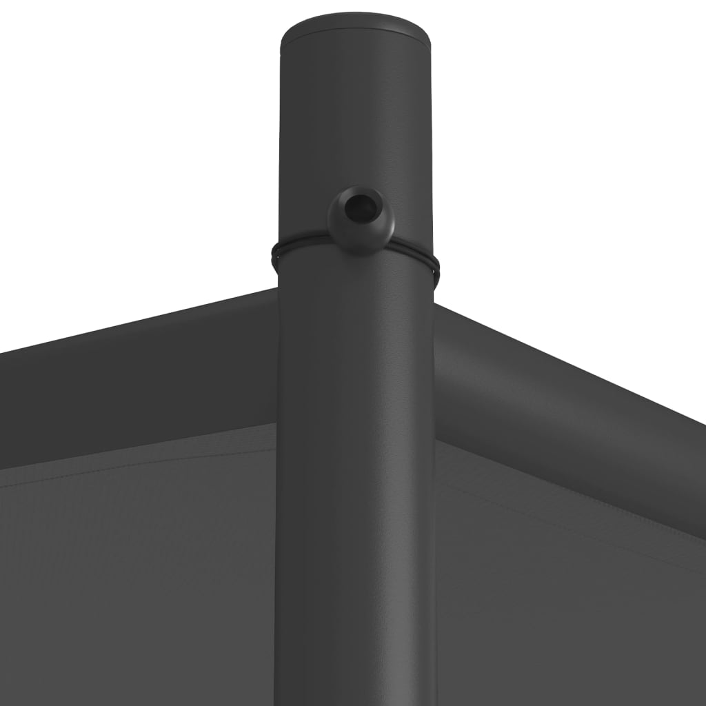 Festtelt antrasitt 3x3 m 180 g/m² stoff og stål