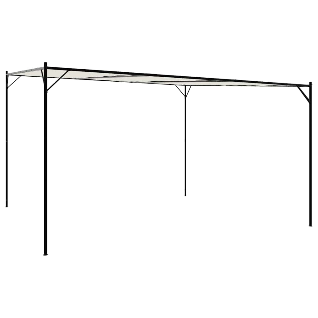 Festtelt hvit 4x4 m 180 g/m² stoff og stål