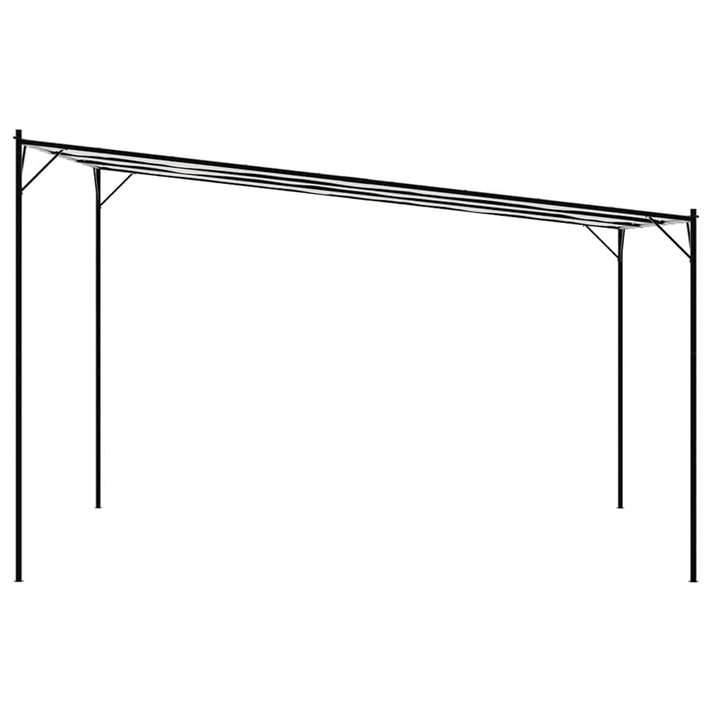 Festtelt hvit 4x4 m 180 g/m² stoff og stål