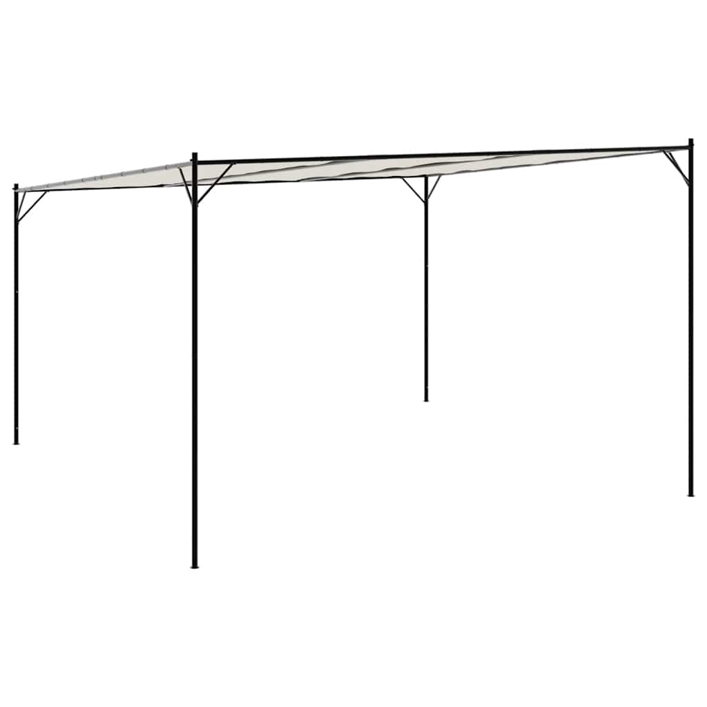 Festtelt hvit 4x4 m 180 g/m² stoff og stål