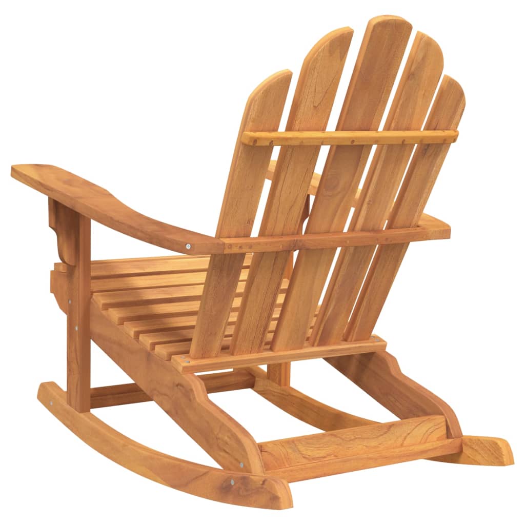 Adirondack gyngestoler 2 stk 79x100x103 cm heltre teak