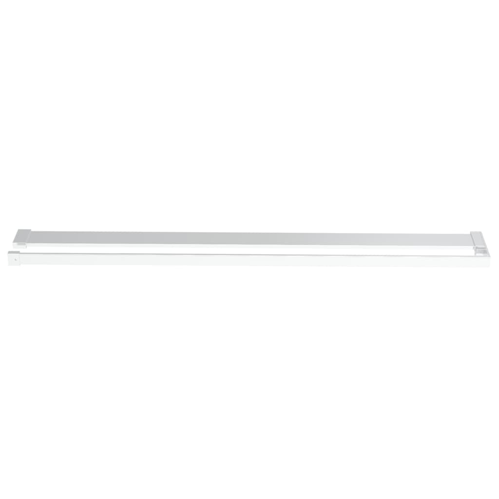 Dusjhylle for dusjvegg krom 115 cm aluminium vidaXL