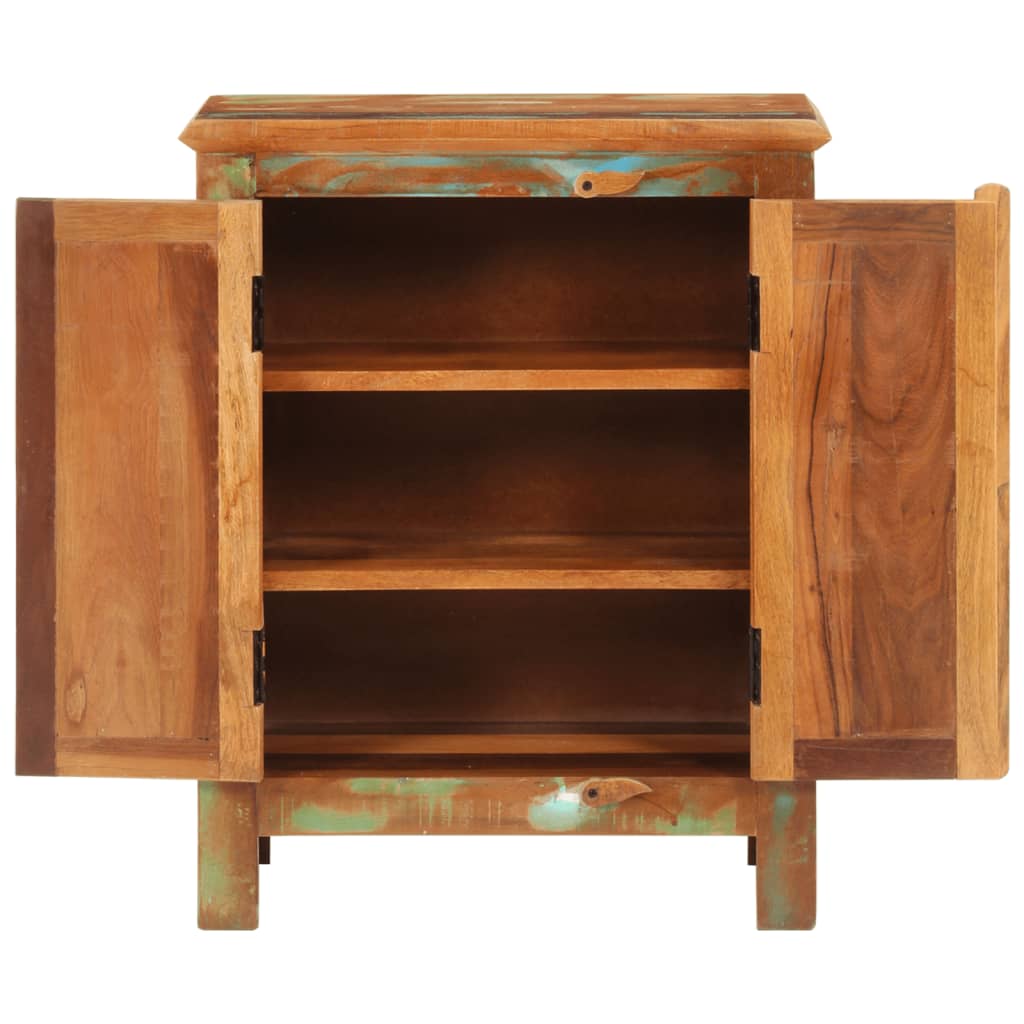 Skjenk med 2 dører 55x30x70 cm gjenvunnet heltre