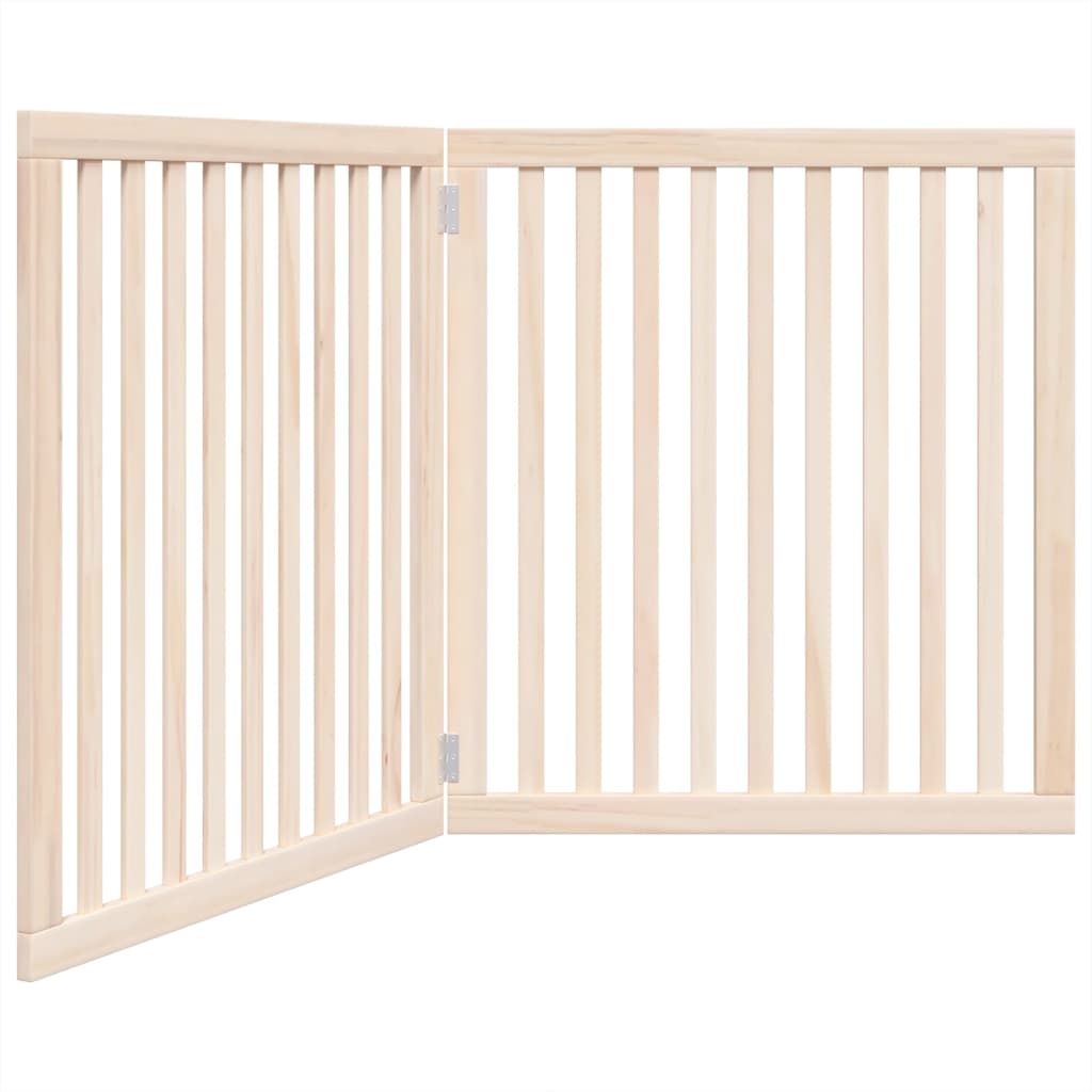 Hundeport sammenleggbar 2 paneler 160 cm poppeltre