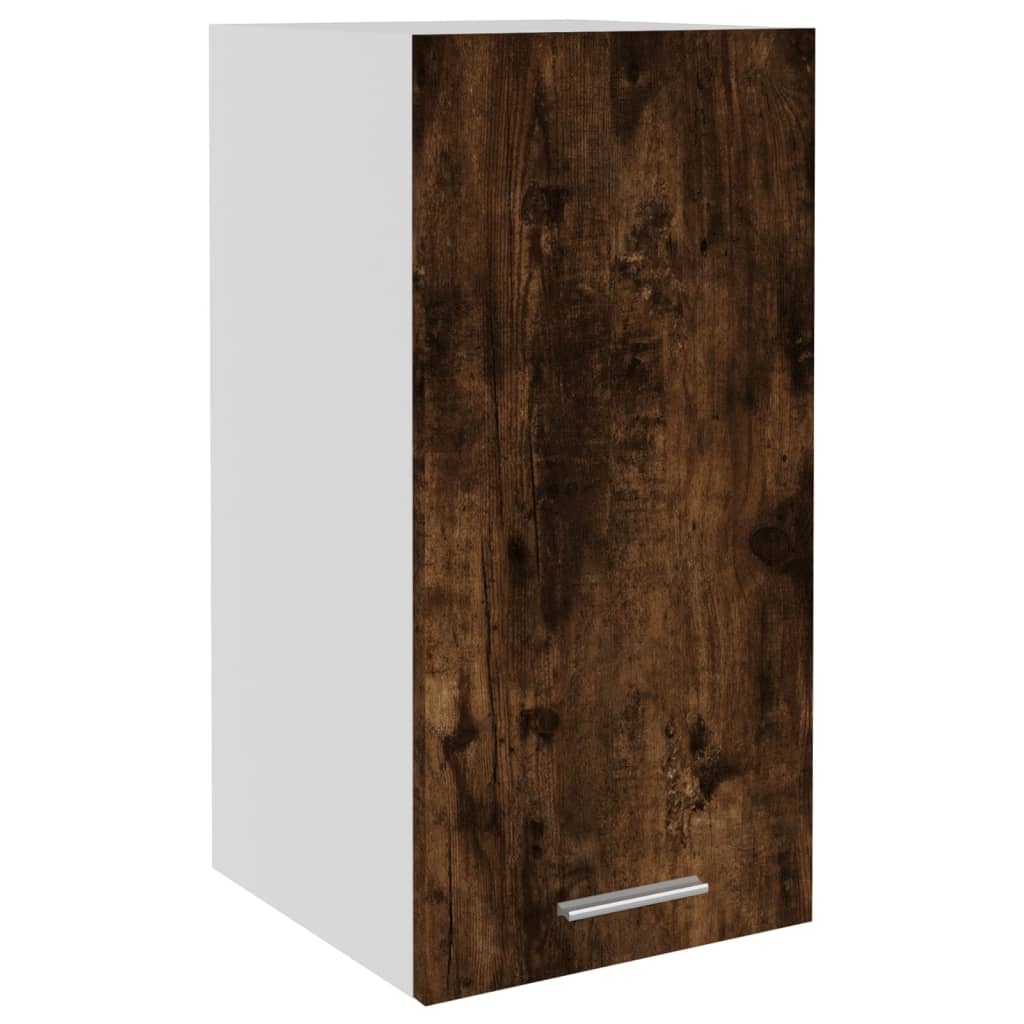 Vegghengt skap "Lyon" røkt eik 29,5x31x60 cm konstruert tre