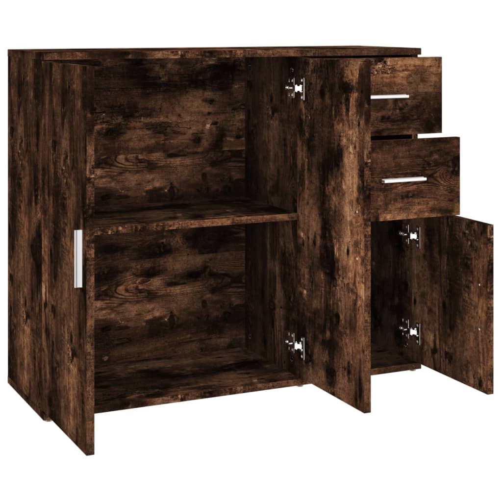 Skjenk røkt eik 91x29,5x75 cm konstruert tre