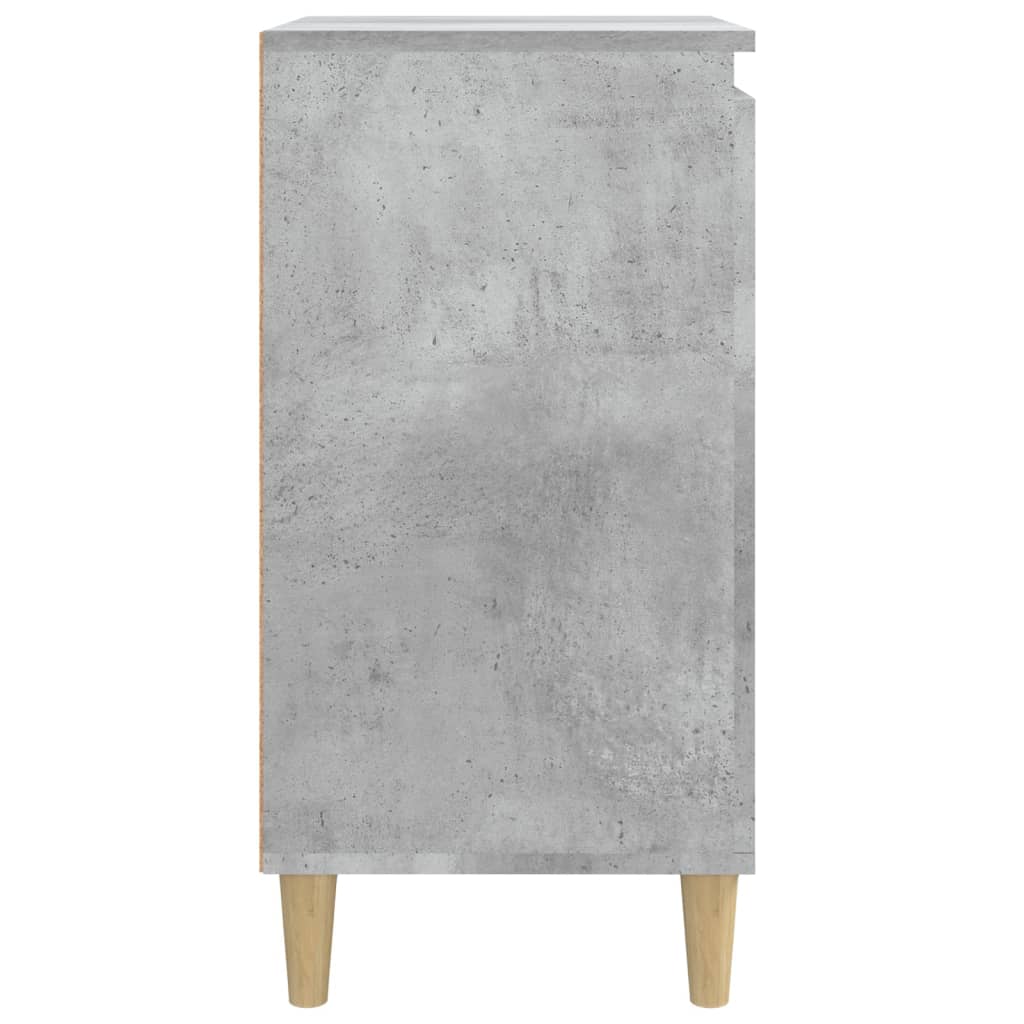Nattbord betonggrå 40x35x70 cm konstruert tre