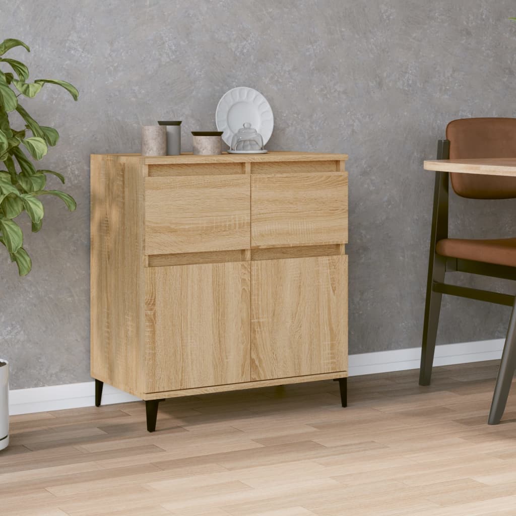 Skjenk sonoma eik 60x35x70 cm konstruert tre