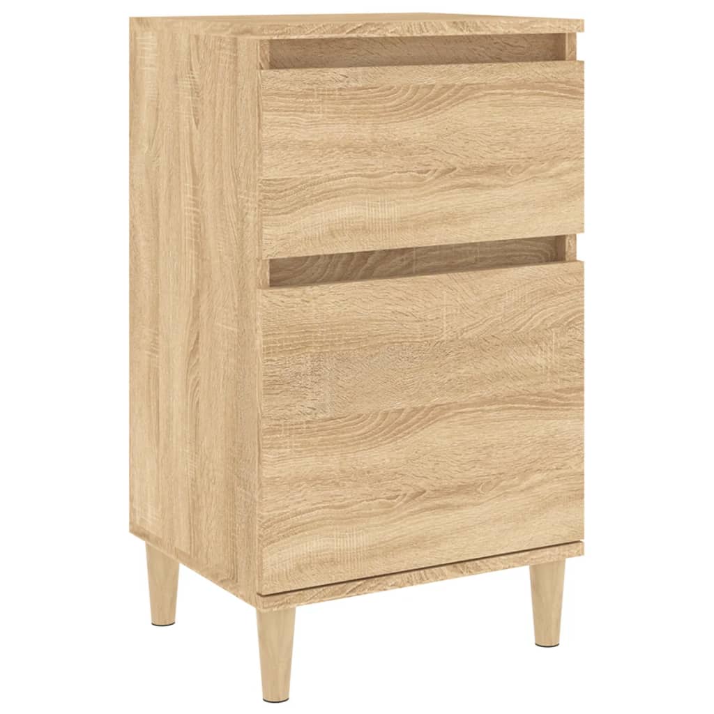Nattbord sonoma eik 40x35x70 cm