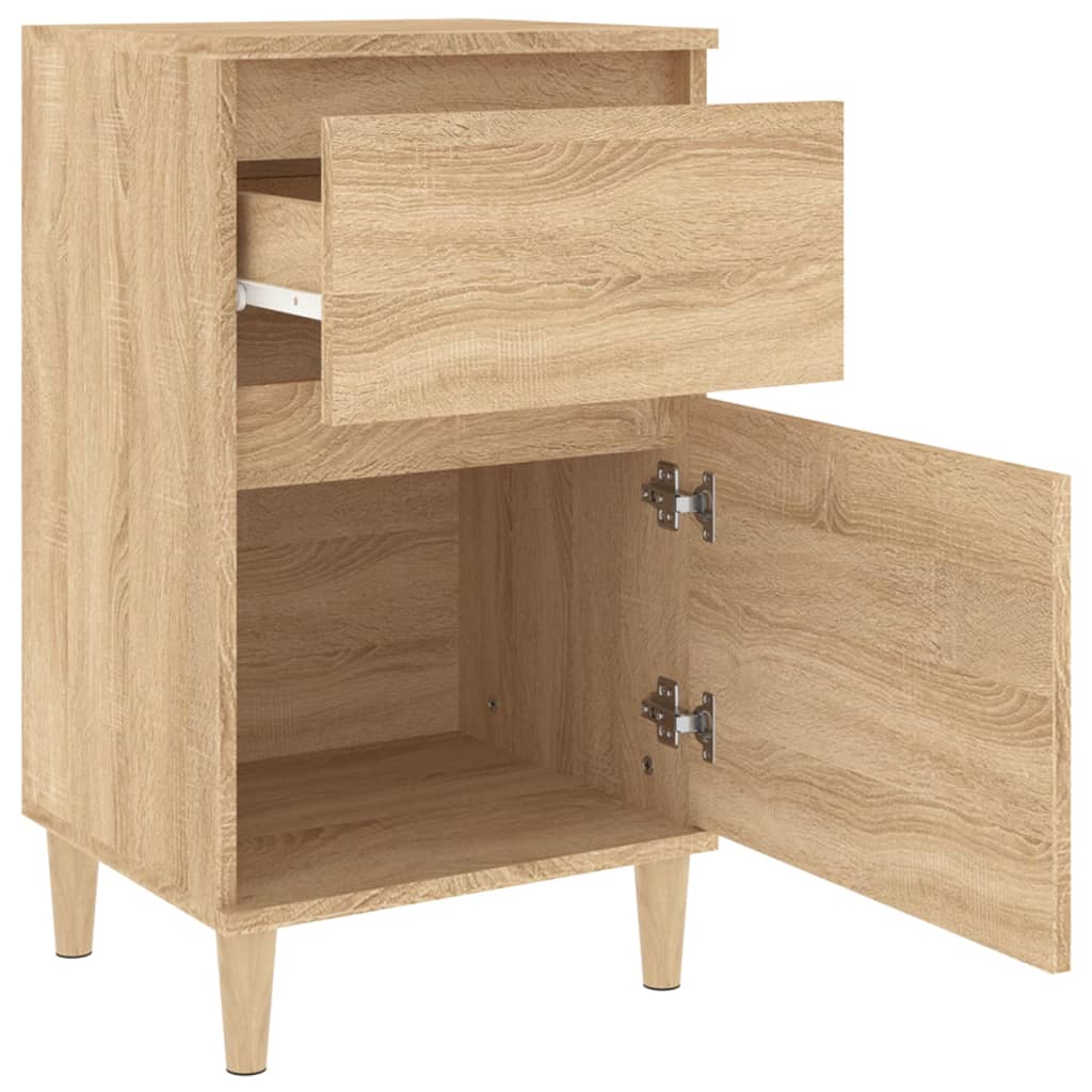 Nattbord sonoma eik 40x35x70 cm