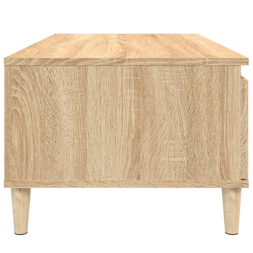 Salongbord sonoma eik 90x50x36,5 cm konstruert tre