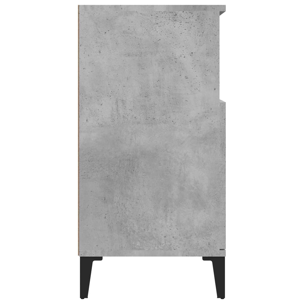 Skjenk betonggrå 60x35x70 cm konstruert tre