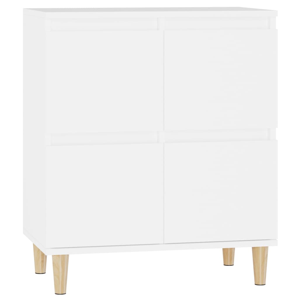 Skjenk hvit 60x35x70 cm konstruert tre vidaXL