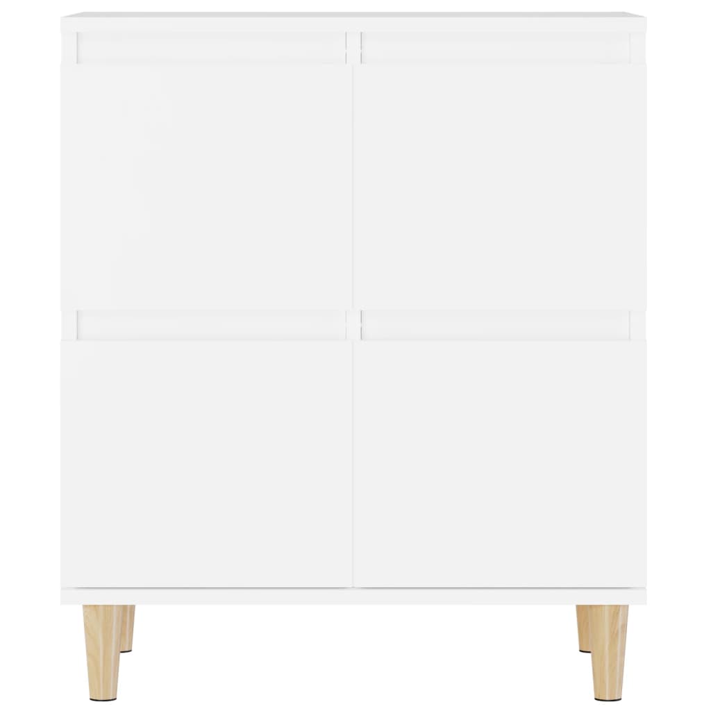 Skjenk hvit 60x35x70 cm konstruert tre vidaXL