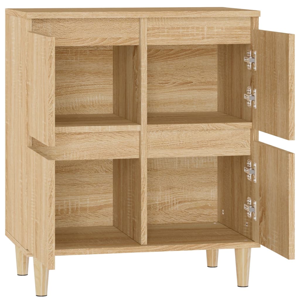 Skjenk sonoma eik 60x35x70 cm konstruert tre