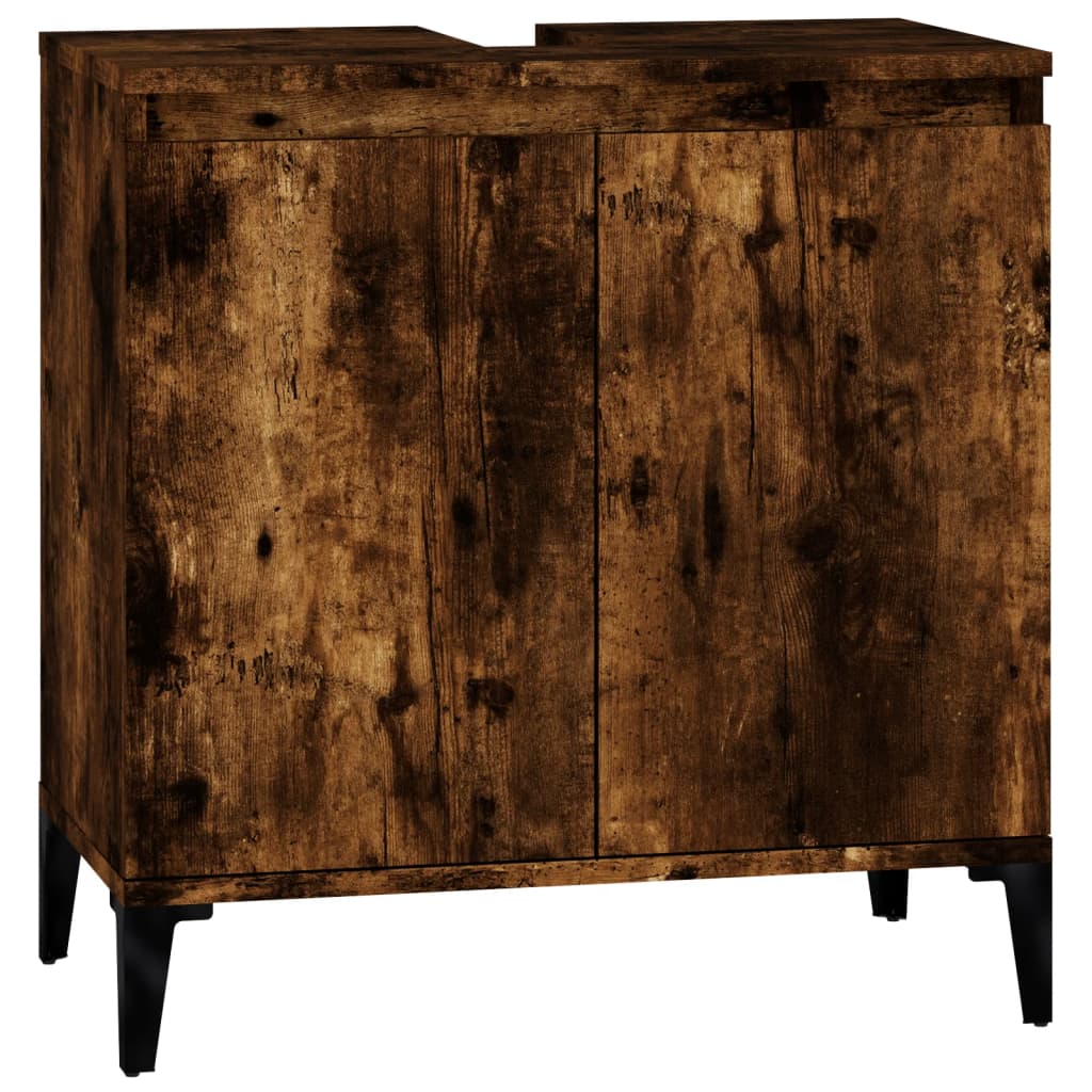 Servantskap røkt eik 58x33x60 cm konstruert tre