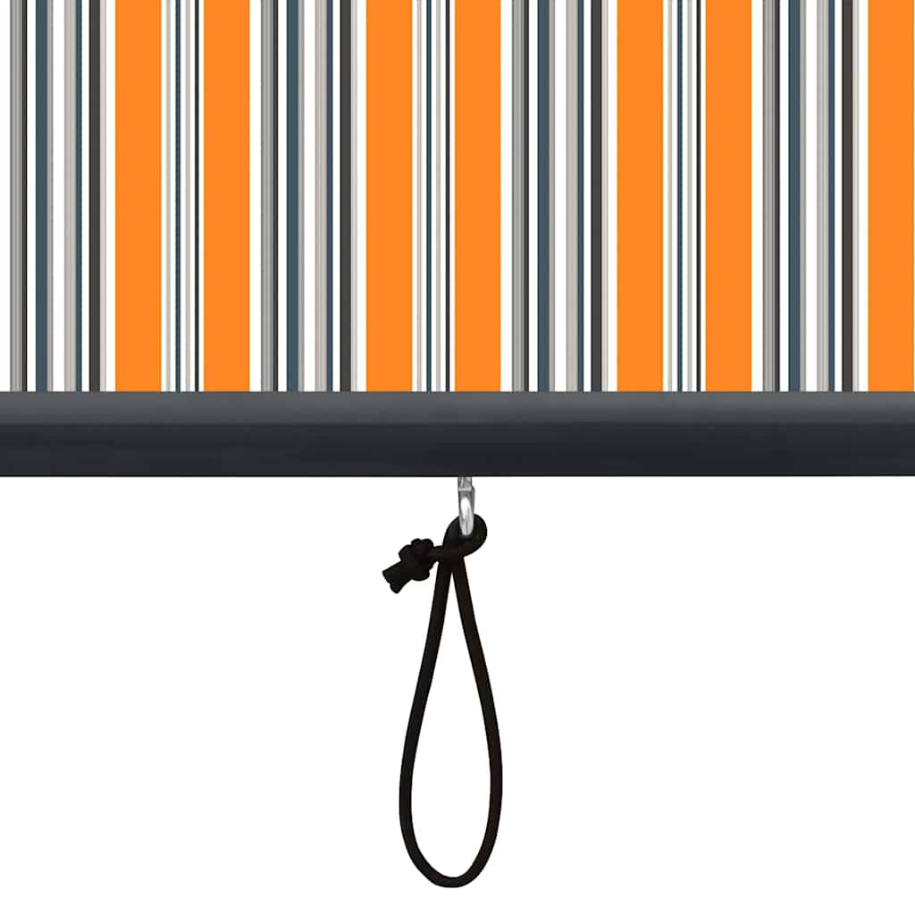 Rullegardin Gul og Blå 180 x 250 cm Stoff og Aluminium