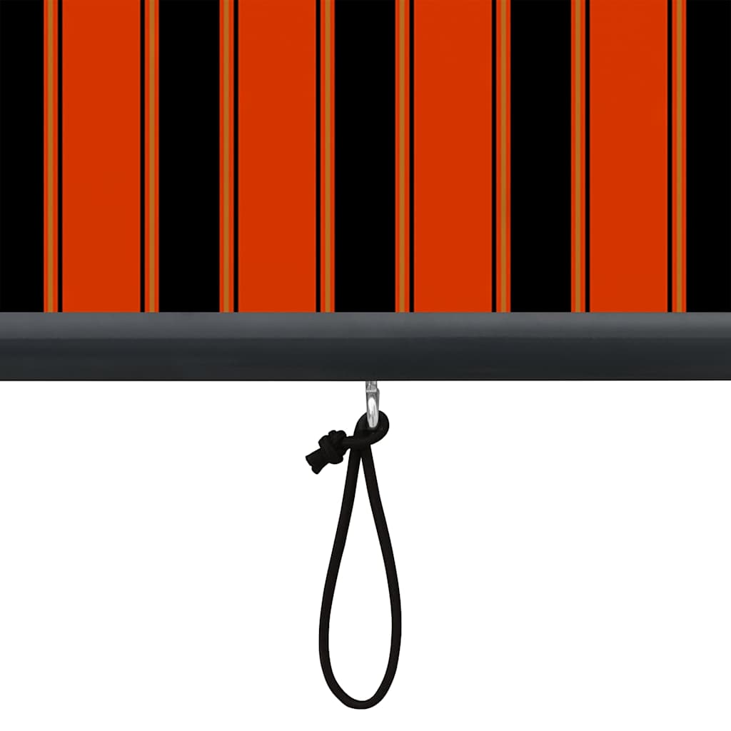 Rullegardin Oransje og Brunt 180 x 250 cm Stoff og Aluminium