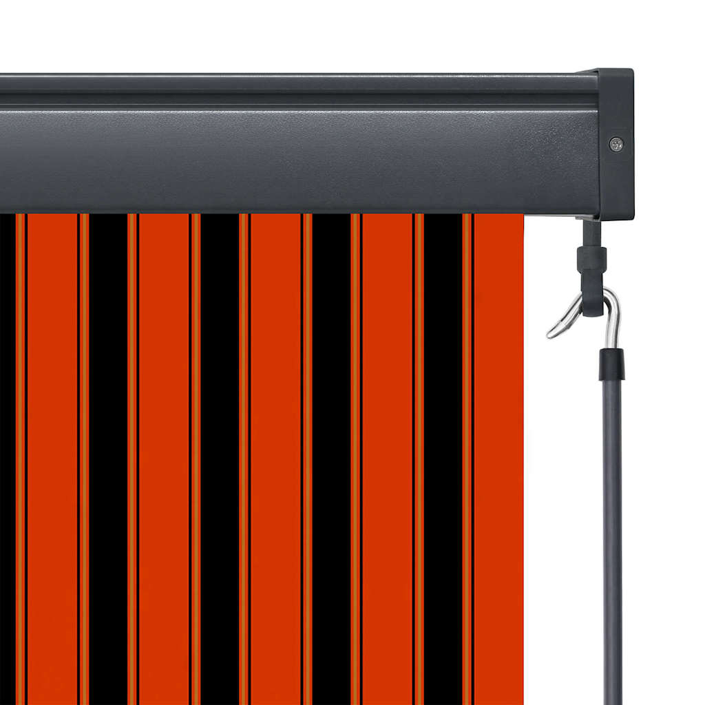 Rullegardin Oransje og Brunt 180 x 250 cm Stoff og Aluminium