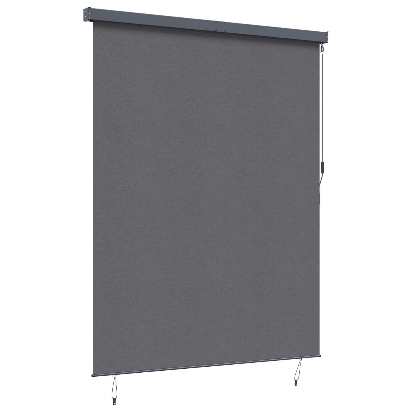 Rullegardin Antrasitt 200 x 250 cm Stoff og Aluminium