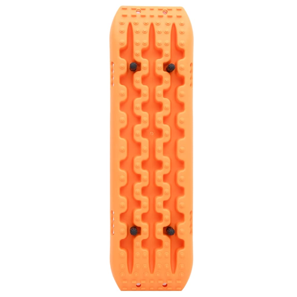 Trekkbrett 2 stk oransje 106x30,5x7 cm nylon