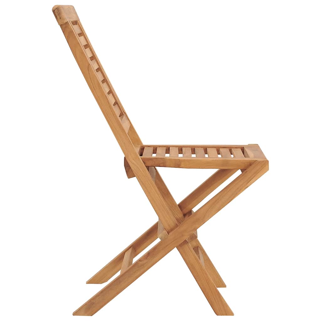 Klappstoler 2 stk 47x63x90 cm heltre teak