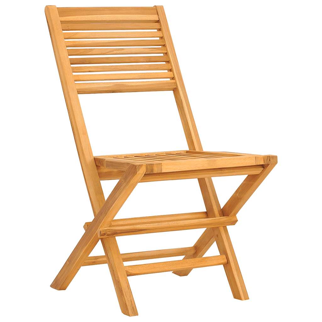 Klappstoler 2 stk 47x62x90 cm heltre teak