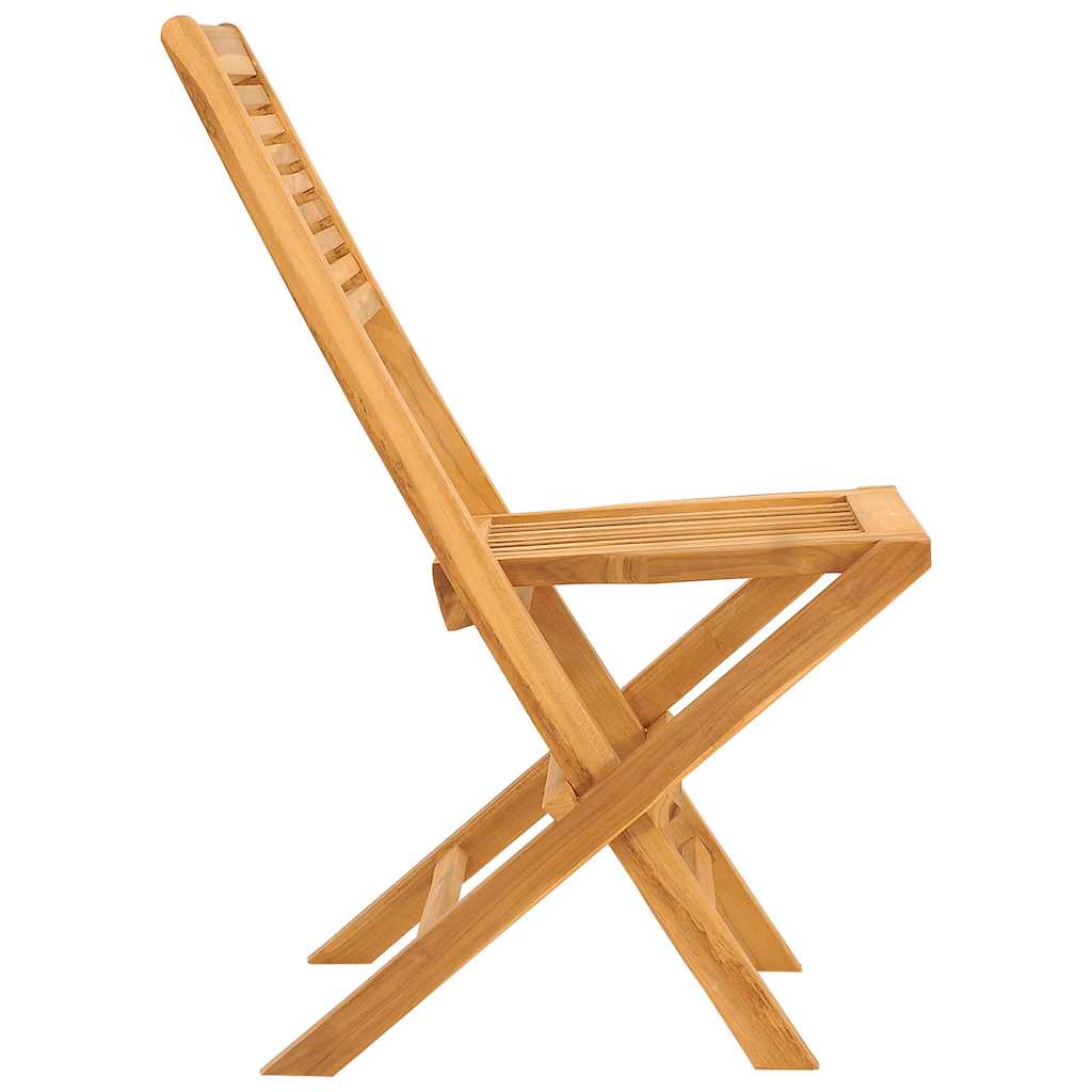 Klappstoler 2 stk 47x62x90 cm heltre teak