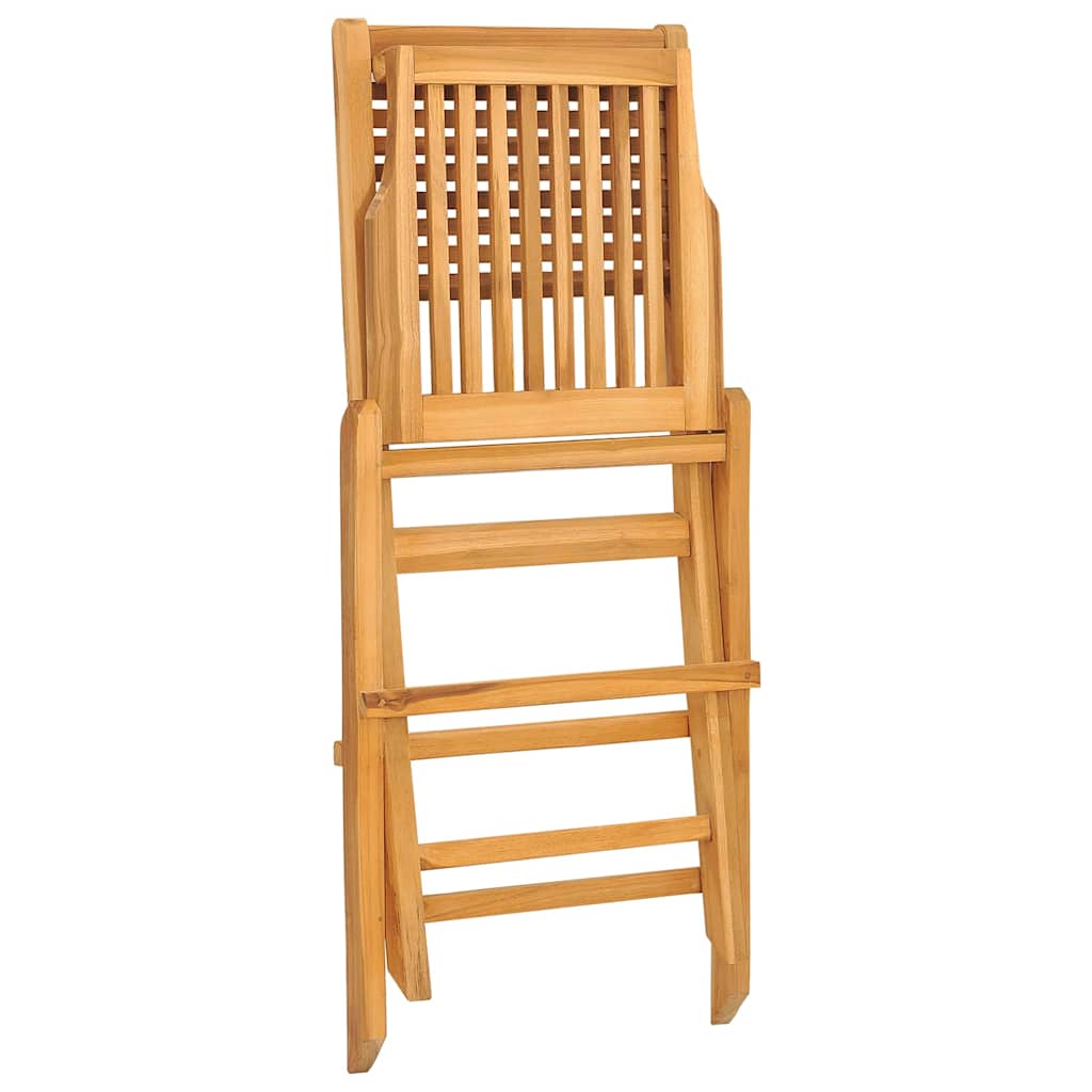 Klappstoler 2 stk 47x62x90 cm heltre teak
