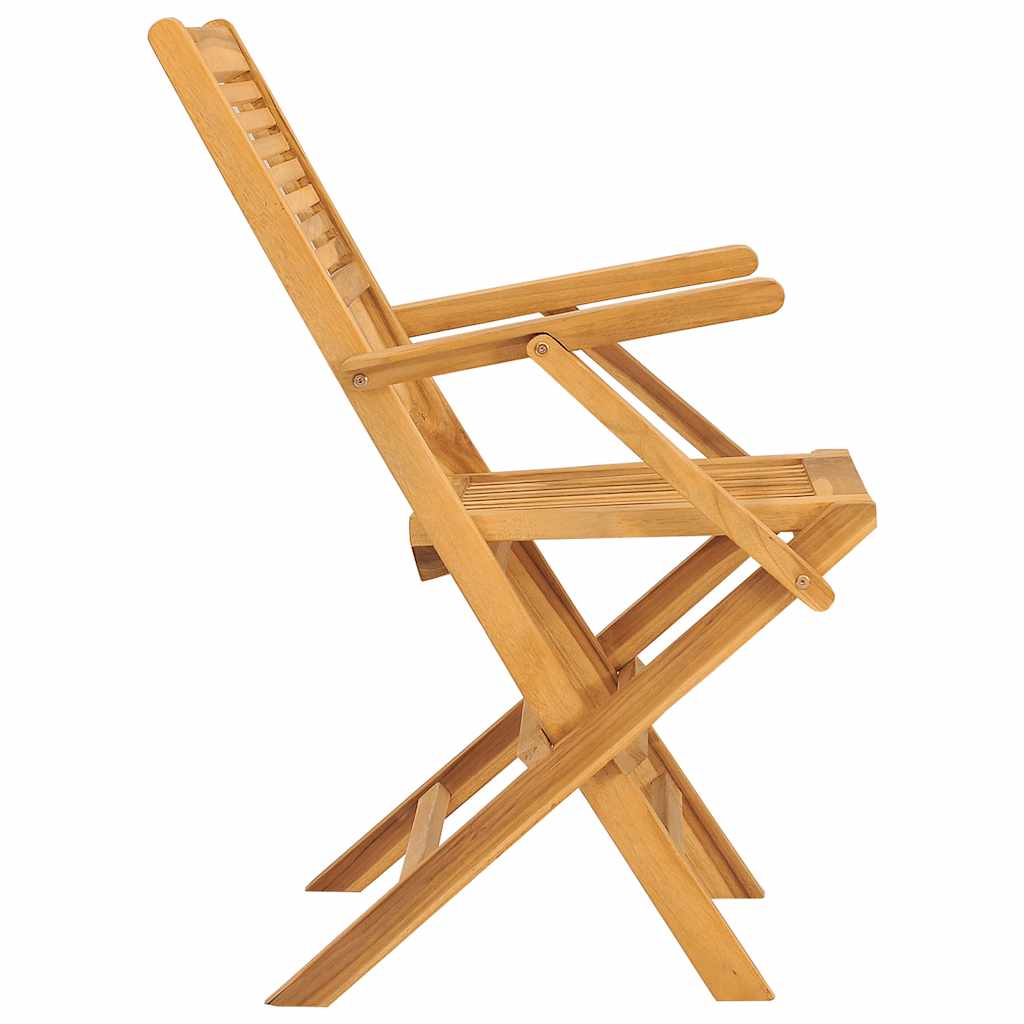 Klappstoler 2 stk 55x62x90 cm heltre teak