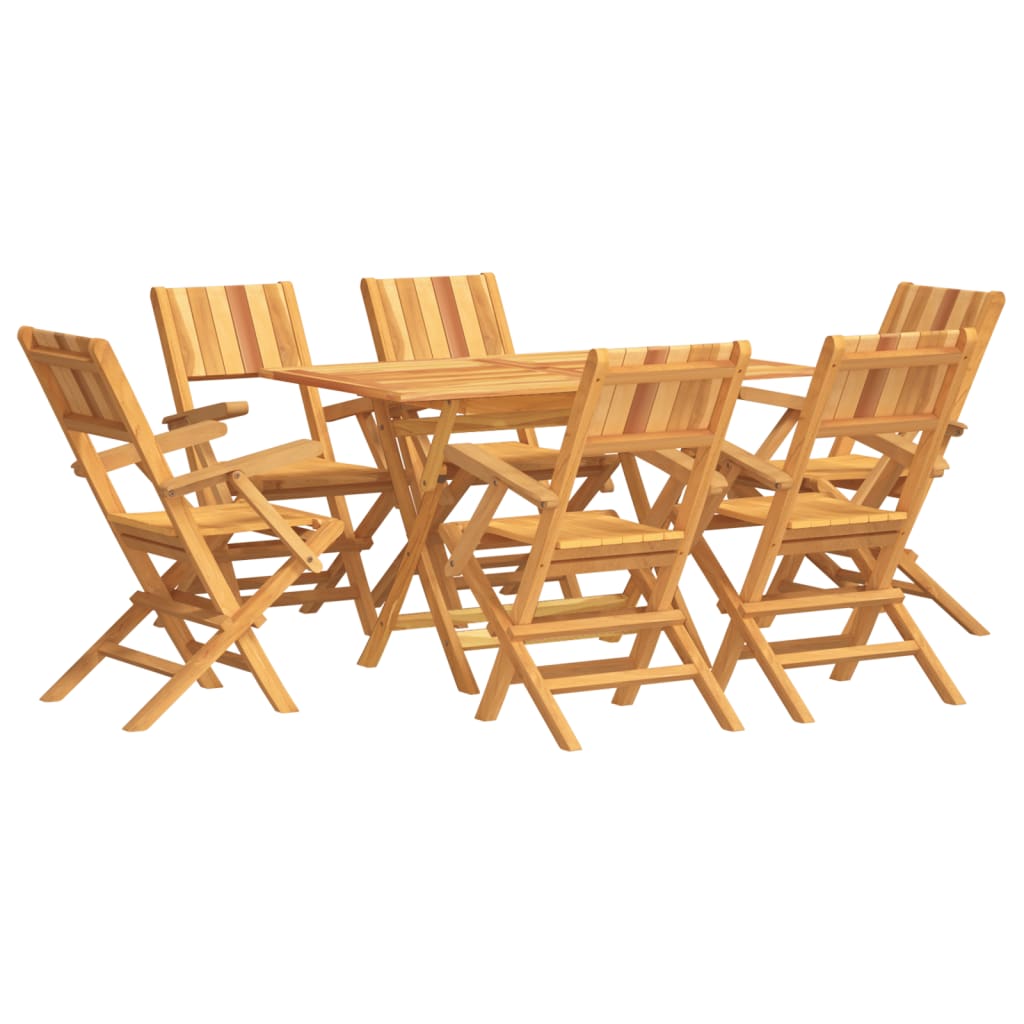 Utendørs spisestue 7 deler heltre teak