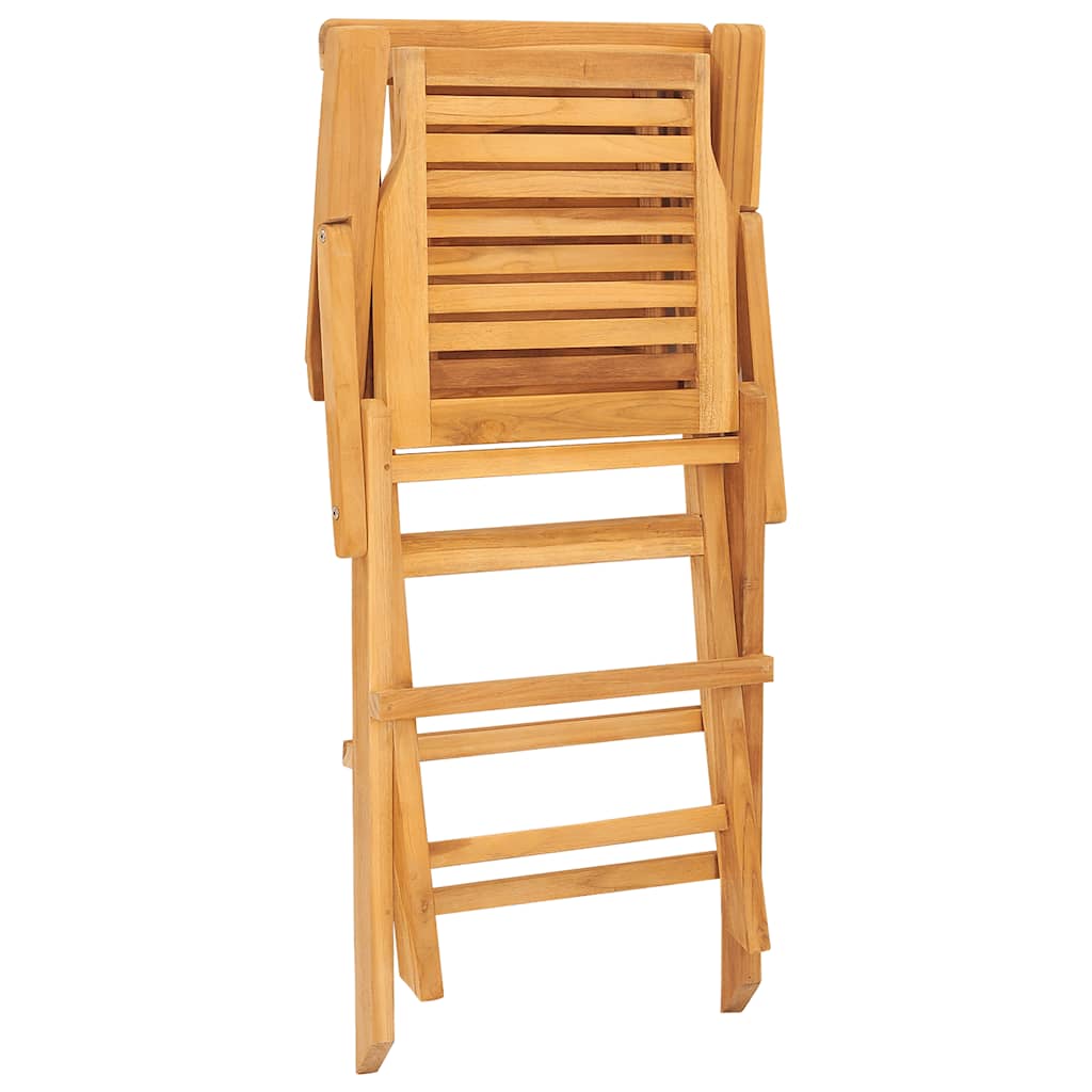 Klappstoler 8 stk 56x63x90 cm heltre teak