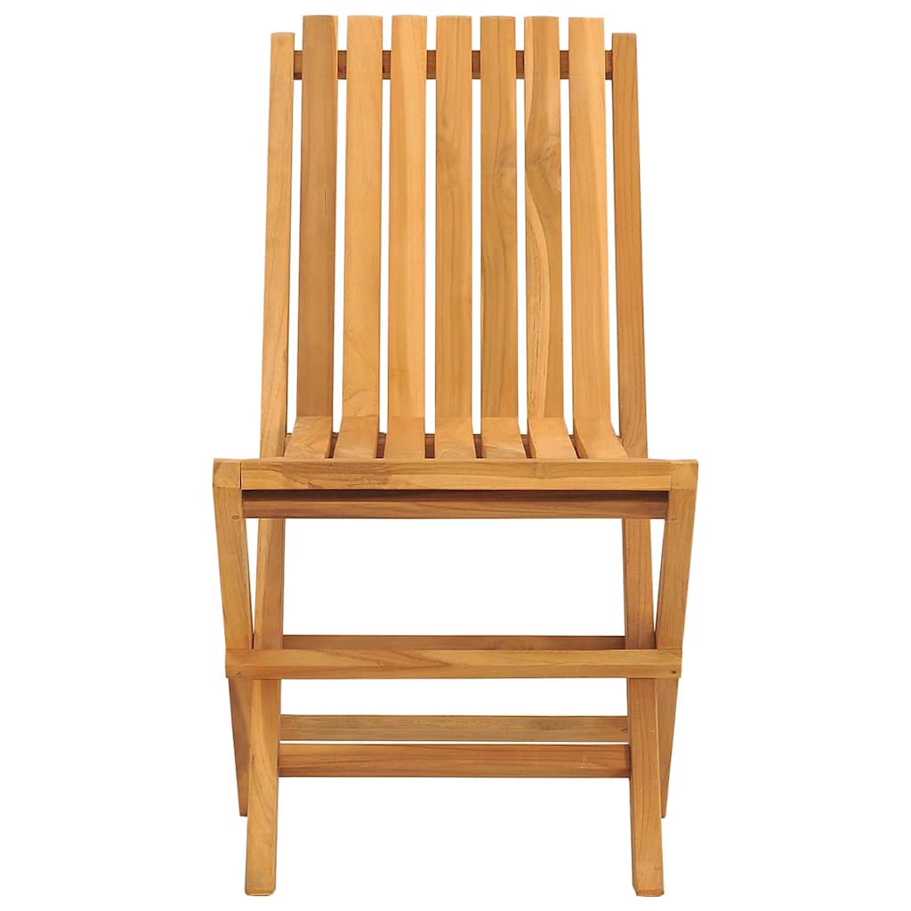 Klappstoler 4 stk 47x47x89 cm heltre teak