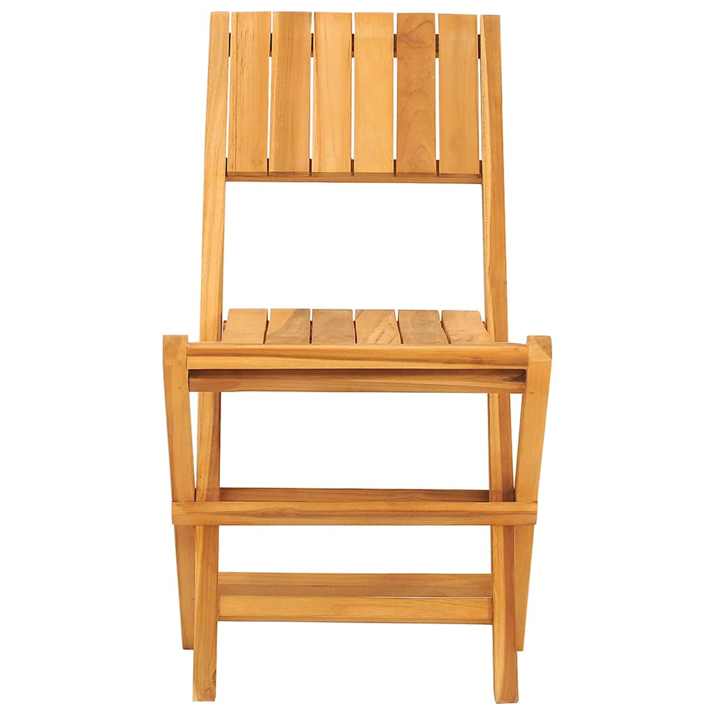 Klappstoler 4 stk 47x62x90 cm heltre teak