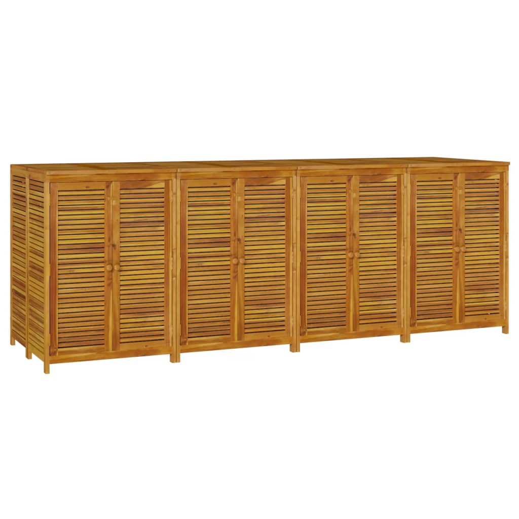 Putekasse 280x87x104 cm heltre akasie