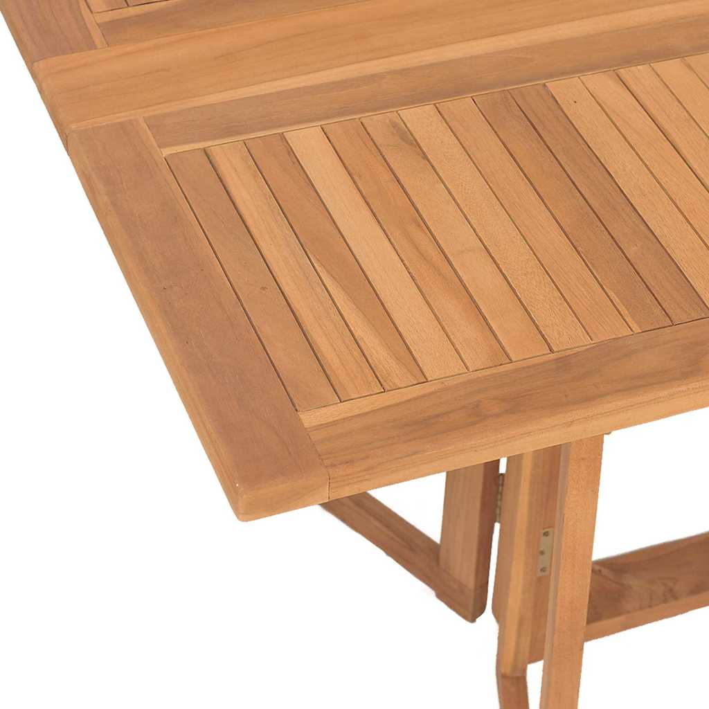 Hage Spisegruppe 7 pcs Brun Massivt Teaktre