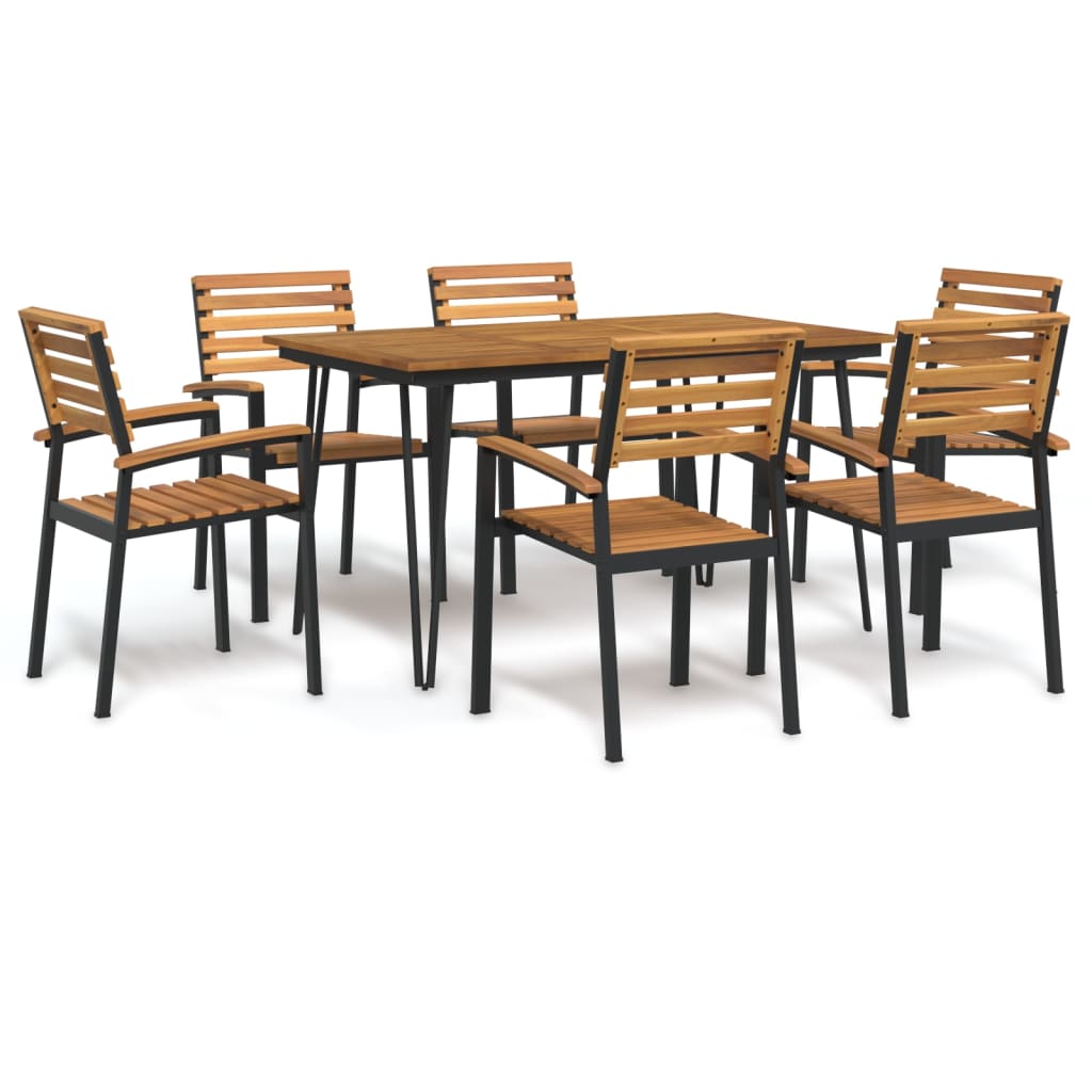 Hagespisegruppe 7 deler heltre akasie og metall