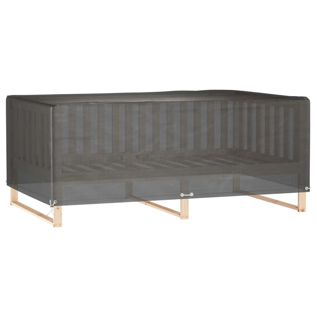 Hagemøbeltrekk 2 stk 12 maljer 227x152x65 cm rektangulær vidaXL