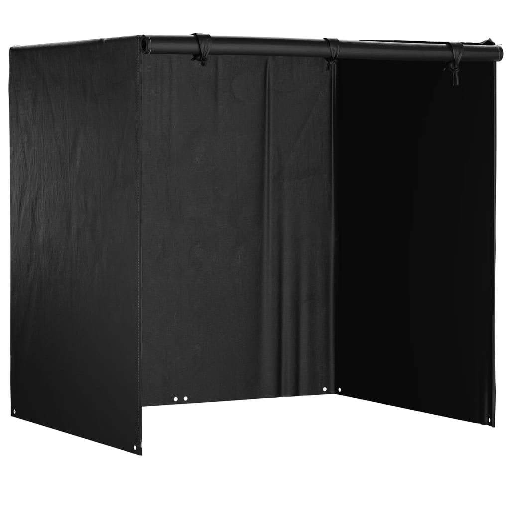 Trekk til huskebenk 2 stk 12 maljer 220x177x220 cm polyetylen vidaXL