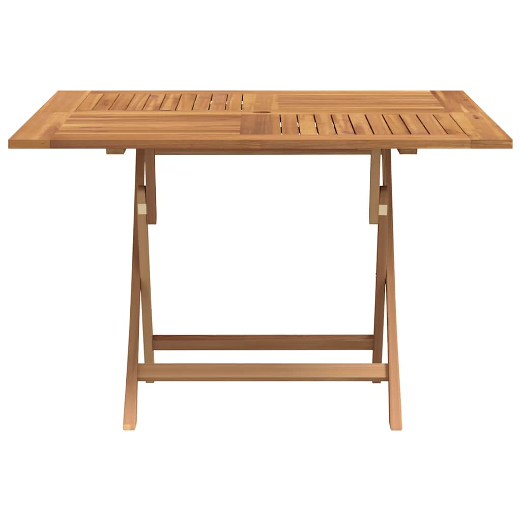 Sammenleggbart hagebord 110x110x75 cm heltre teak