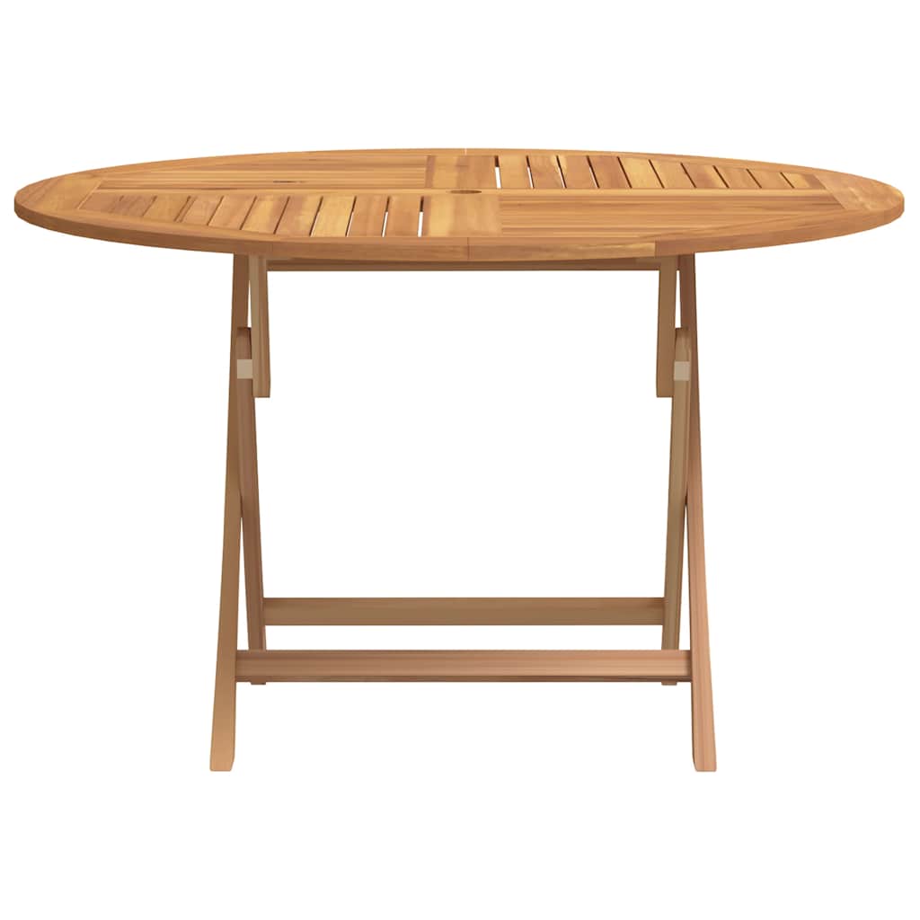 Sammenleggbart hagebord Ø 110x75 cm heltre teak