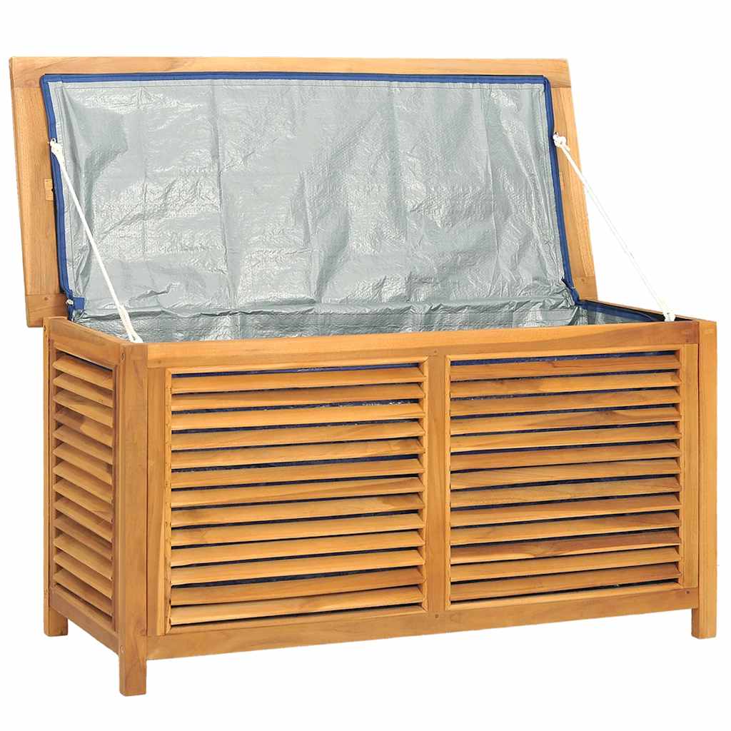 Putekasse med pose 114x50x58 cm heltre teak