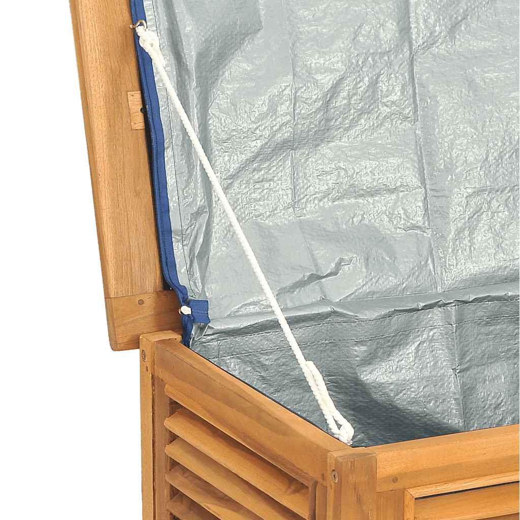 Putekasse med pose 114x50x58 cm heltre teak